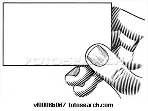 Hand holding a library card